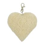 schaap wit sleutelhanger hart 10cm, Nieuw, Verzenden