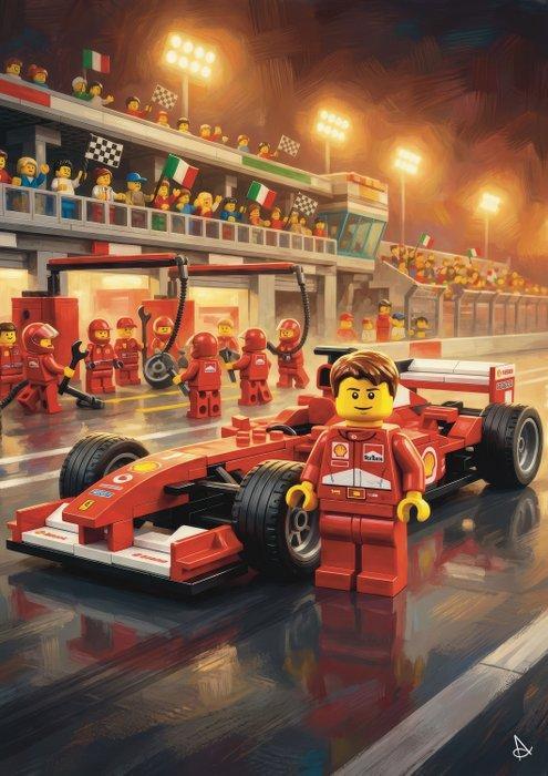 ANDSAL - Michael Schumacher Ferrari F1 Lego Special Limited, Kinderen en Baby's, Speelgoed | Duplo en Lego