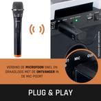 Karaoke Microfoon – Draadloos - Zwart – Lenco - MCW-020BK •, Muziek en Instrumenten, Verzenden, Zo goed als nieuw