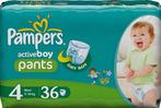Pampers Baby Luiers - Maat 4 Active Boy Pants 36 Stuks, Kinderen en Baby's, Badjes en Verzorging, Nieuw, Ophalen of Verzenden