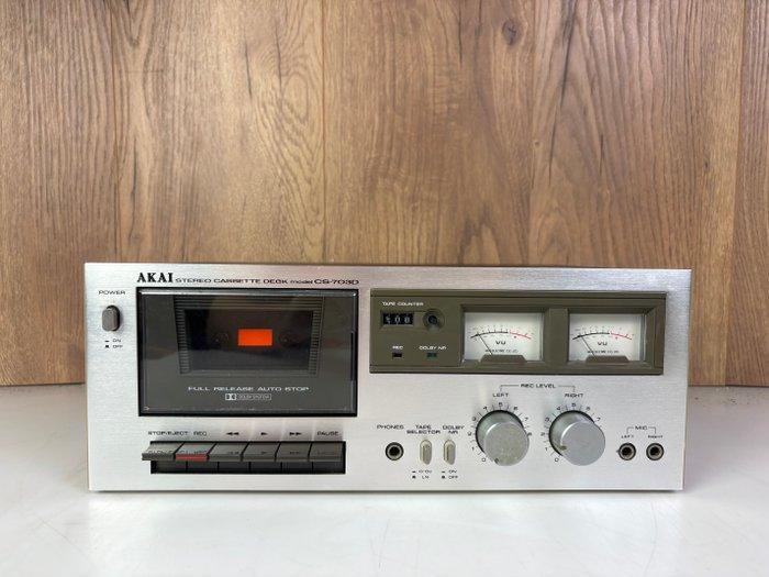 Akai - CS-703D Cassetterecorder-speler, Audio, Tv en Foto, Radio's