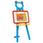 vidaXL Kinderezel met krijtbord en whiteboard 2-in-1, Kinderen en Baby's, Speelgoed | Poppen, Nieuw, Verzenden