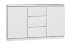 Dressoir - 120 cm 3 lades  wit creme (Dressoirs, Woonkamer), Verzenden, Nieuw, Overige houtsoorten, Met lade(s)