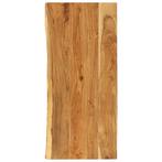 vidaXL Wastafelblad 140x52x2,5 cm massief acaciahout, Doe-het-zelf en Verbouw, Verzenden, Nieuw