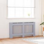 vidaXL Radiatorafdekking 2 pcs Grijs 152x19x81,5cm Bewerkt, Doe-het-zelf en Verbouw, Verwarming en Radiatoren, Verzenden, Nieuw