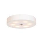 Landelijke plafondlamp wit 70 cm - Drum, Huis en Inrichting, Lampen | Plafondlampen, Nieuw, Overige materialen, Modern