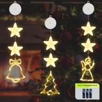 Kerstverlichting Raam Engel, Kerstbel, Kerstboom - 73-82cm -, Diversen, Kerst, Verzenden, Nieuw