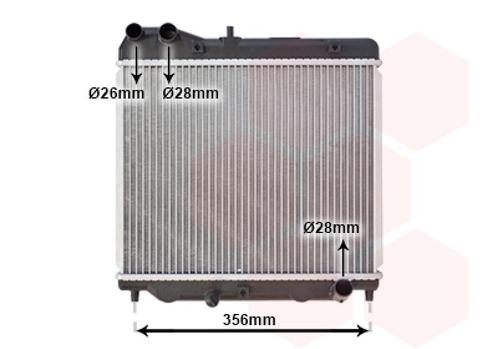 RADIATOR VOOR HONDA JAZZ 2002-2008 19010PWAG01, Auto-onderdelen, Airco en Verwarming, Nieuw, Ophalen of Verzenden