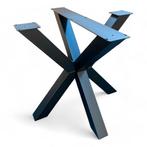 Matrix-eettafelpoot | Zwart | 8x8cm | Metaal, Ophalen, Nieuw, Industrieel