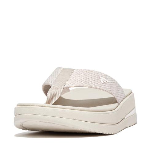 -0% FitFlop  FitFlop Surff two-tone webbing toe-post sandals, Kleding | Dames, Schoenen, Slippers, Nieuw, Verzenden