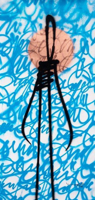 RAM - LMS Blue melted in the Bronze Sun - Special RGB, Antiek en Kunst, Kunst | Schilderijen | Modern