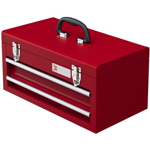 TRUUSK Lege Gereedschapskoffer 46x24x22cm Met 2 Lades En 2 S, Doe-het-zelf en Verbouw, Kratten en Dozen, Nieuw, Verzenden