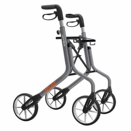TrustCare lets Move, lichtgewicht rollator - Grijs, Diversen, Rollators, Ophalen of Verzenden