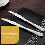 HI NATURE™ Steakmessen 6 Stuks RVS | Vleesmessen, Messenset,, Ophalen of Verzenden, Nieuw