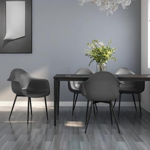 Eetkamerstoelen Grijs - 4 Stuks - Nu met 35% Korting! OP=OP, Huis en Inrichting, Stoelen, Vier, Grijs, Nieuw, Ophalen of Verzenden