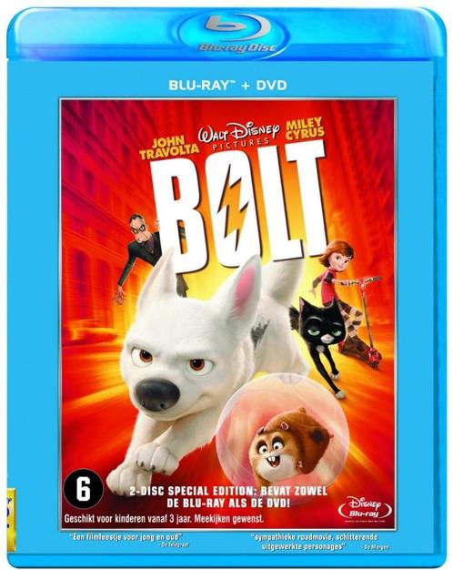BOLT (Blu-ray + DVD) (Blu-ray), Cd's en Dvd's, Blu-ray, Gebruikt, Verzenden