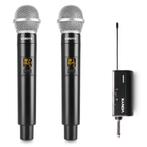 Vonyx WM552 plug-in draadloze microfoonset met 2 microfoons, Muziek en Instrumenten, Microfoons, Nieuw, Verzenden