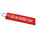 Fako Bijoux - Sleutelhanger - Kiss Me Before Flight - Rood, Verzenden, Nieuw