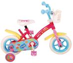 Peppa Pig Kinderfiets - Meisjes - 10 inch - Roze/Blauw - Doo, Fietsen en Brommers, Fietsen | Kinderfietsjes, Ophalen of Verzenden