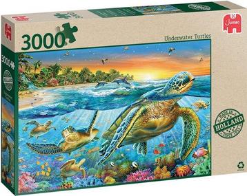 Jumbo puzzel underwater turtles 3000 stukjes beschikbaar voor biedingen