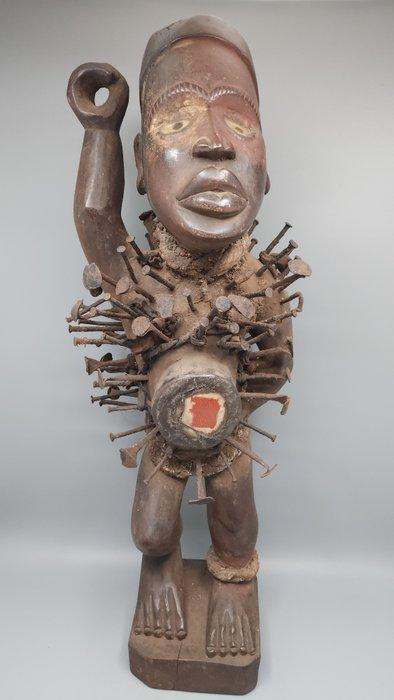 prachtig spijkerbeeldhouwwerk - Bakongo - Congo-Kinshasa, Antiek en Kunst, Kunst | Niet-Westerse kunst