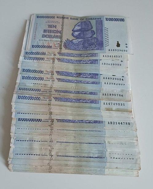Zimbabwe. - 100 x 10 Billion Dollars - 2008 - Pick 85, Postzegels en Munten, Munten | Nederland