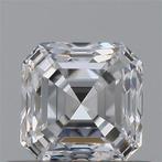 1 pcs Diamant - 0.42 ct - Carré, Smaragd - D (kleurloos) -