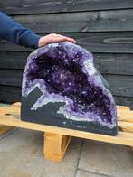 XL paarse amethist geode Amethist - Hoogte: 34 cm - Breedte:, Verzamelen, Mineralen en Fossielen