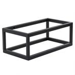 Mat zwart frame voor fontein toilet 40x22x15 handdoekrek, Verzenden, Nieuw