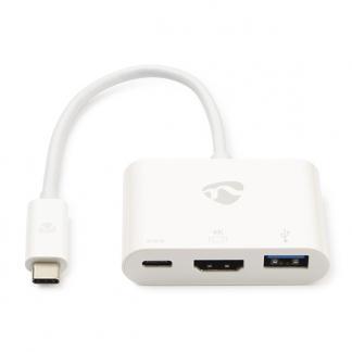 USB C docking station | Nedis, Computers en Software, Pc- en Netwerkkabels, Nieuw, Verzenden