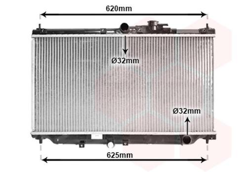 RADIATOR VOOR HONDA ACCORD 1989-1994 19010PT1003, Auto-onderdelen, Airco en Verwarming, Nieuw, Ophalen of Verzenden