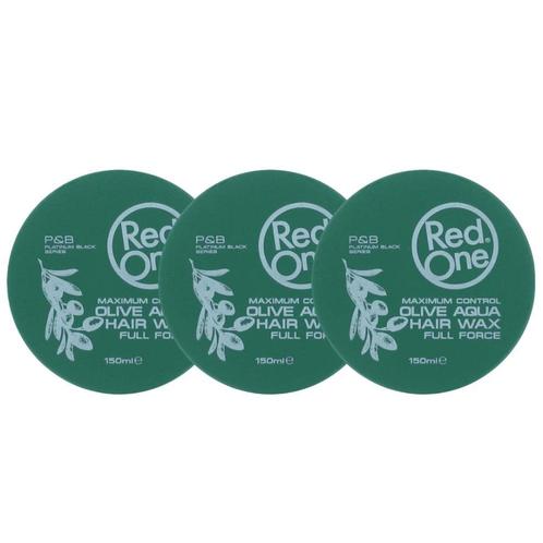Red One Full Force Olive Aqua Wax 150ml, Sieraden, Tassen en Uiterlijk, Uiterlijk | Haarverzorging, Gel, Wax, Haarlak of Mousse