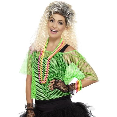 Jaren 80 dames topje neon groen - Shirts, Kleding | Dames, Carnavalskleding en Feestkleding, Ophalen of Verzenden