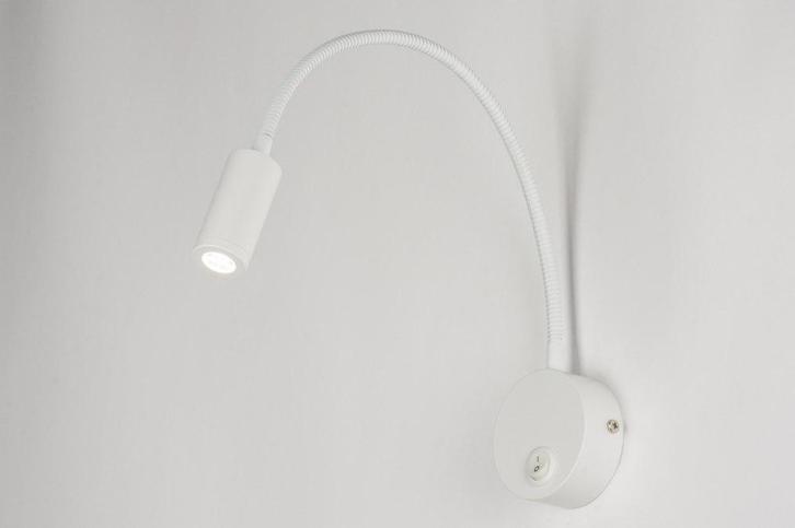 Rietveld Wandlampen - Wit - Metaal, Aluminium, Huis en Inrichting, Lampen | Wandlampen, Verzenden