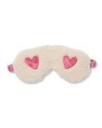 HEMA Slaapmasker fleece hartjes crème, Verzenden, Nieuw