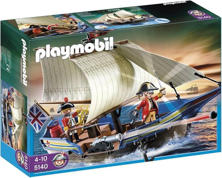 Playmobil Redcoat Kanonneerschip - 5140 (Nieuw), Kinderen en Baby's, Speelgoed | Playmobil, Nieuw, Verzenden