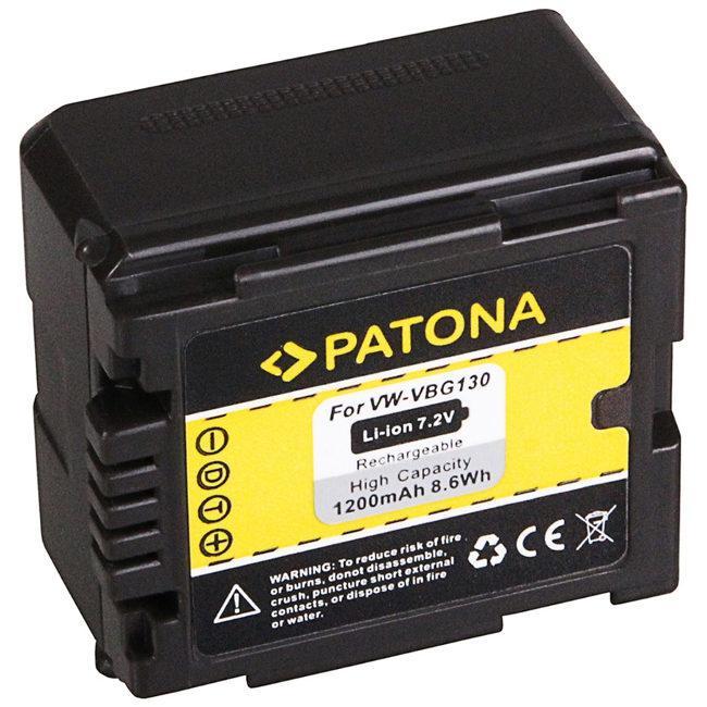 Panasonic VW-VBG130 accu (Patona), Audio, Tv en Foto, Accu's en Batterijen, Nieuw, Verzenden