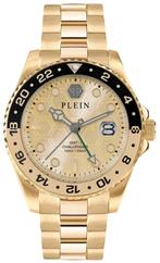 Philipp Plein PWYBA0423 GMT-I Challenger horloge, Nieuw, Overige merken, Staal, Staal