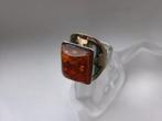 Ring - Mexico Zilver 18kt goud amber (Zonder minimumprijs)