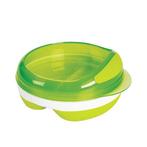 OXO Tot Food Plate with 2 Compartments - Green, Kinderen en Baby's, Babyvoeding en Toebehoren, Nieuw, Verzenden