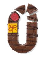 HEMA Handgedecoreerde chocoladeletter melk O 180g, Diversen, Sinterklaas, Verzenden, Nieuw