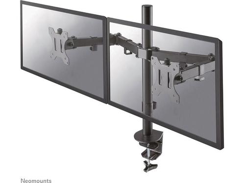 Neomounts FPMA-D550DBLACK full motion monitorarm 2 schermen, Huis en Inrichting, Woonaccessoires | Overige, Zo goed als nieuw