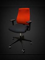 Zwart-rode bureaustoelen, Ergonomisch, Ophalen of Verzenden, Bureaustoel, Zo goed als nieuw