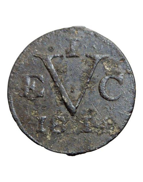 Nederlands-Indië. Duit 1814 VOC, 1 DOIT JAVA (Zonder, Postzegels en Munten, Munten | Nederland