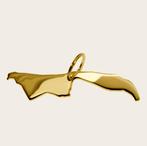 Gouden Waddeneiland Vlieland ketting hanger, Ophalen of Verzenden, Nieuw