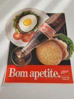 Coca-Cola - “Bom apetite” Embossed Plastic Sign Brazilië