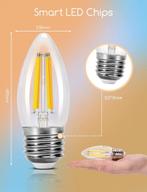 Aigostar Alexa-gloeilamp, E27, Edison, gloeilamp, 4,5 W, 470, Verzenden, Nieuw