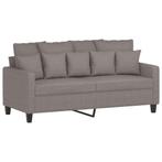 Tweezitsbank Taupe 140cm - Retourdeal! 42% Korting, Huis en Inrichting, Banken | Bankstellen, 150 tot 200 cm, 75 tot 100 cm, Ophalen of Verzenden