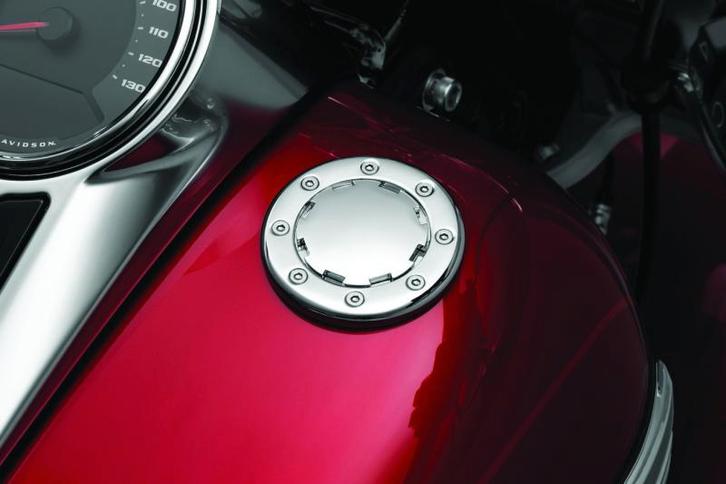 Kuryakyn Vented Flush Mount Gas Cap Chrome, Auto-onderdelen, Brandstofsystemen, Ophalen of Verzenden