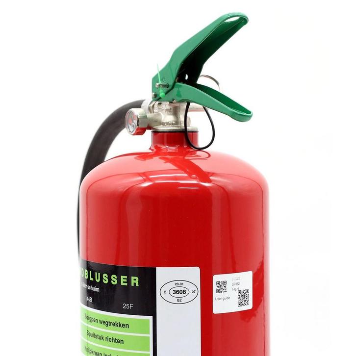 6 liter sproeischuimblusser PFAS-/fluorvrij ABF, Huis en Inrichting, Brandblussers en Brandkasten, Verzenden